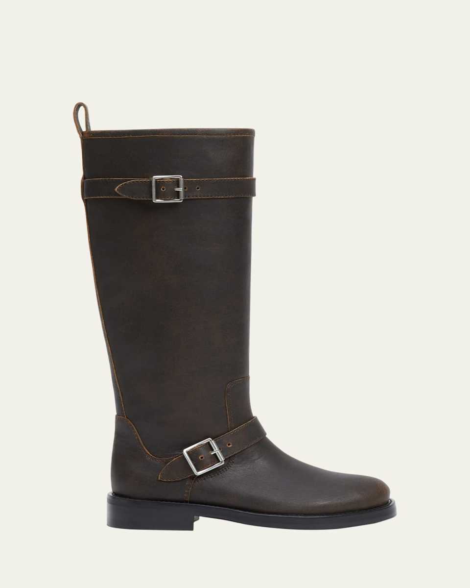 Noah Leather Moto Boots